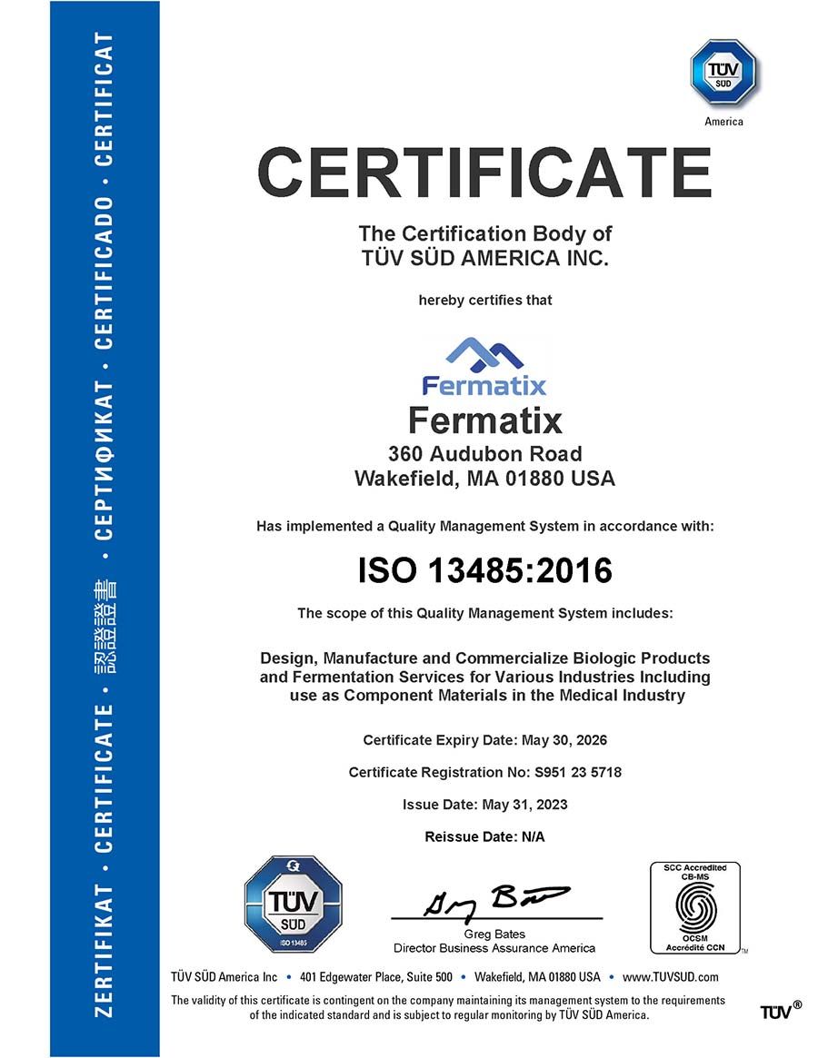 ISO 9001:2015 Certificate | Fermatix